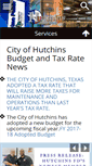 Mobile Screenshot of cityofhutchins.org